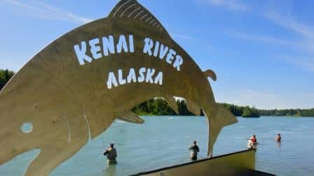 Kenai River Lodge Fish Sign